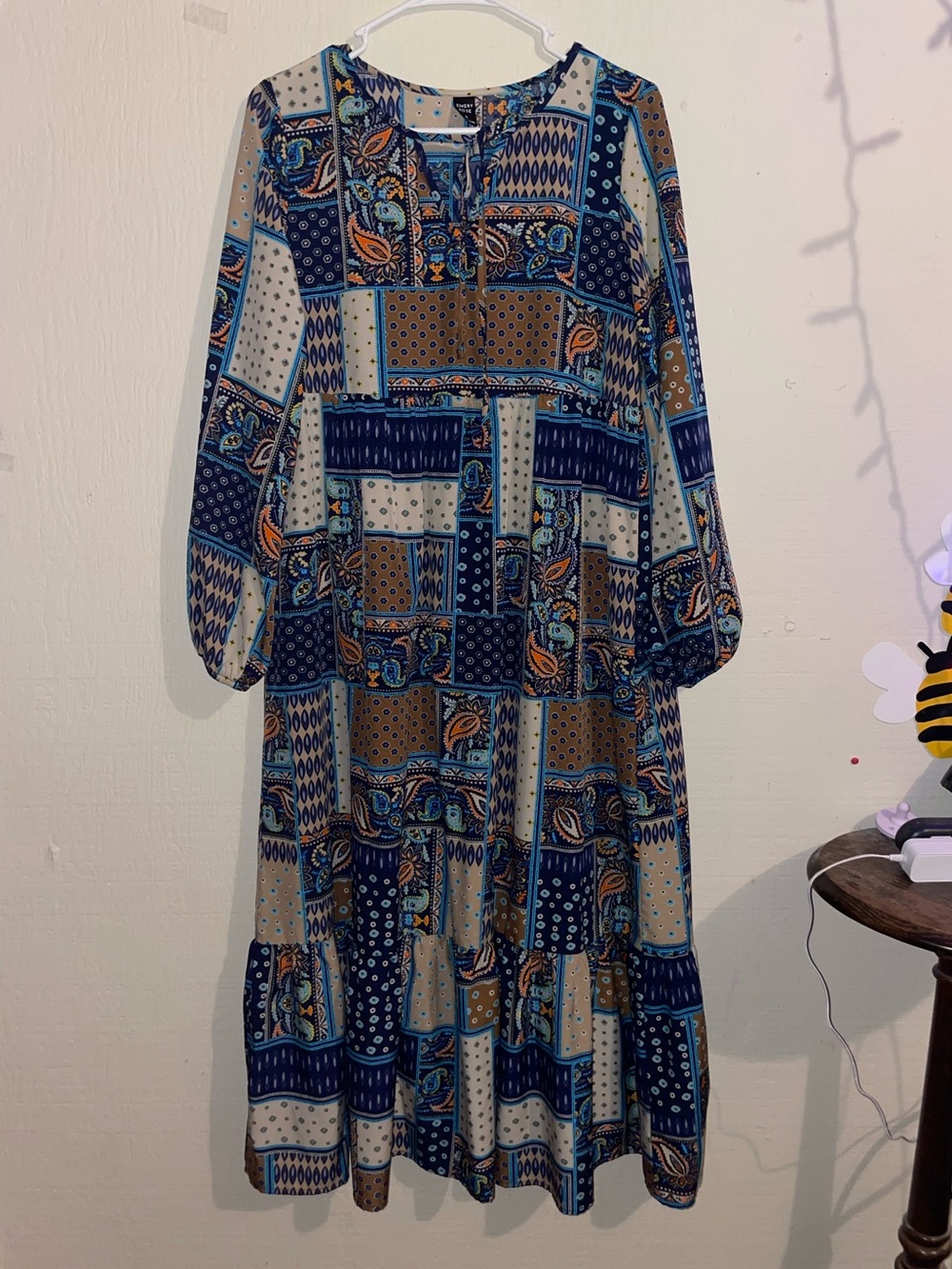 Boho long sleeve dress